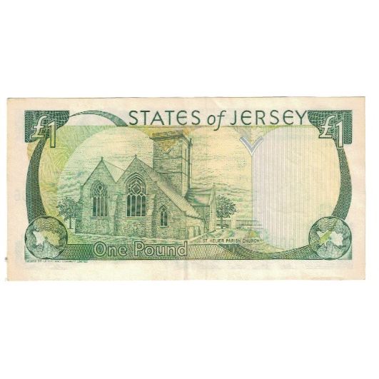 Billete, 1 Pound, Jersey, KM:26a, EBC