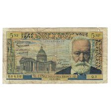 France, 5 Nouveaux Francs, Victor Hugo, 1959, G.Gouin