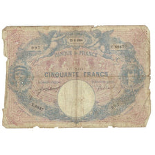 Frankreich, 50 Francs, Bleu et Rose, 1916, E.Picard-J.Laferrière, 1916-05-22