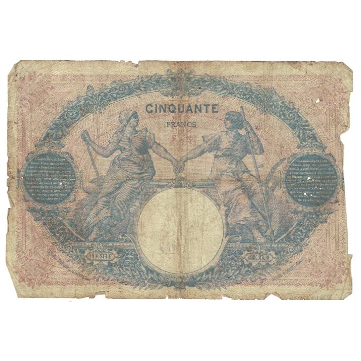 Frankreich, 50 Francs, Bleu et Rose, 1916, E.Picard-J.Laferrière, 1916-05-22
