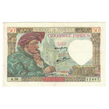 Frankreich, 50 Francs, Jacques Coeur, 1941, P. Rousseau and R. Favre-Gilly
