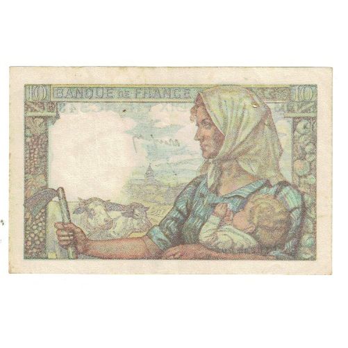 France, 10 Francs, Mineur, 1949, P. Rousseau and R. Favre-Gilly, 1949-06-30