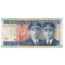Geldschein, Lithuania, 10 Litu, 2001, KM:56a, SS
