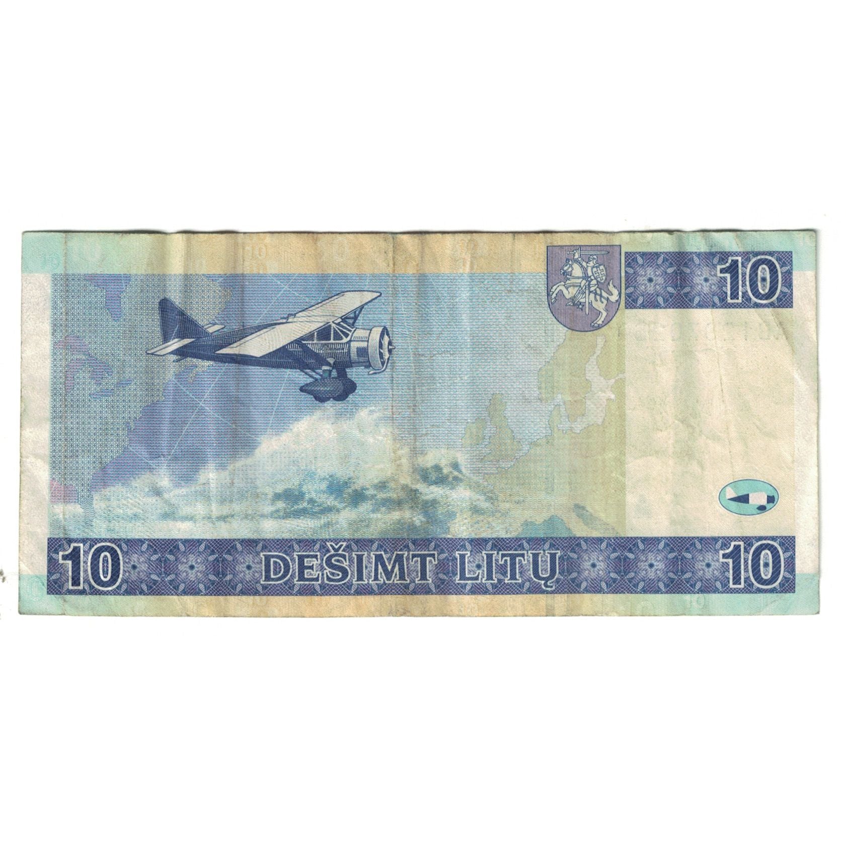 Geldschein, Lithuania, 10 Litu, 2001, KM:56a, SS