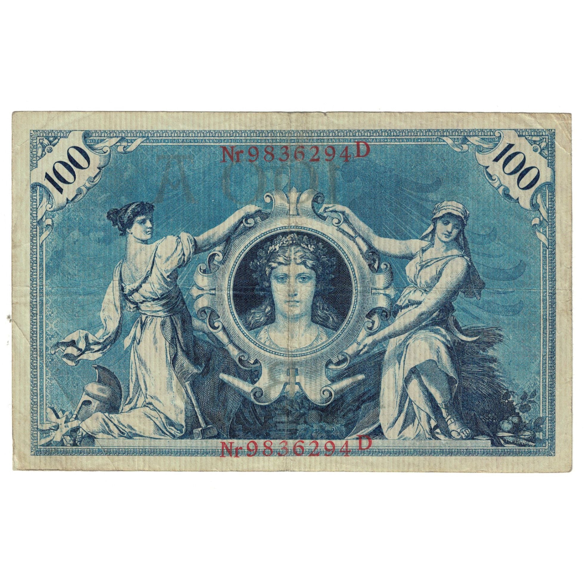 Biljet, Duitsland, 100 Mark, 1908, 1908-02-07, KM:33a, TTB