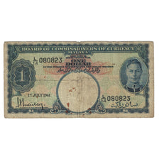 Banknote, MALAYA, 1 Dollar, 1941, 1941-07-01, KM:11, F(12-15)