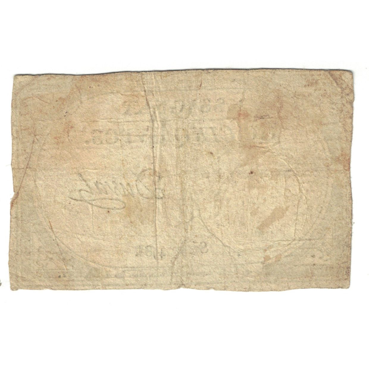 Francia, 5 Livres, 1793, Duval, 10 brumaire de l'an 2 - (31 octobre 1793), B