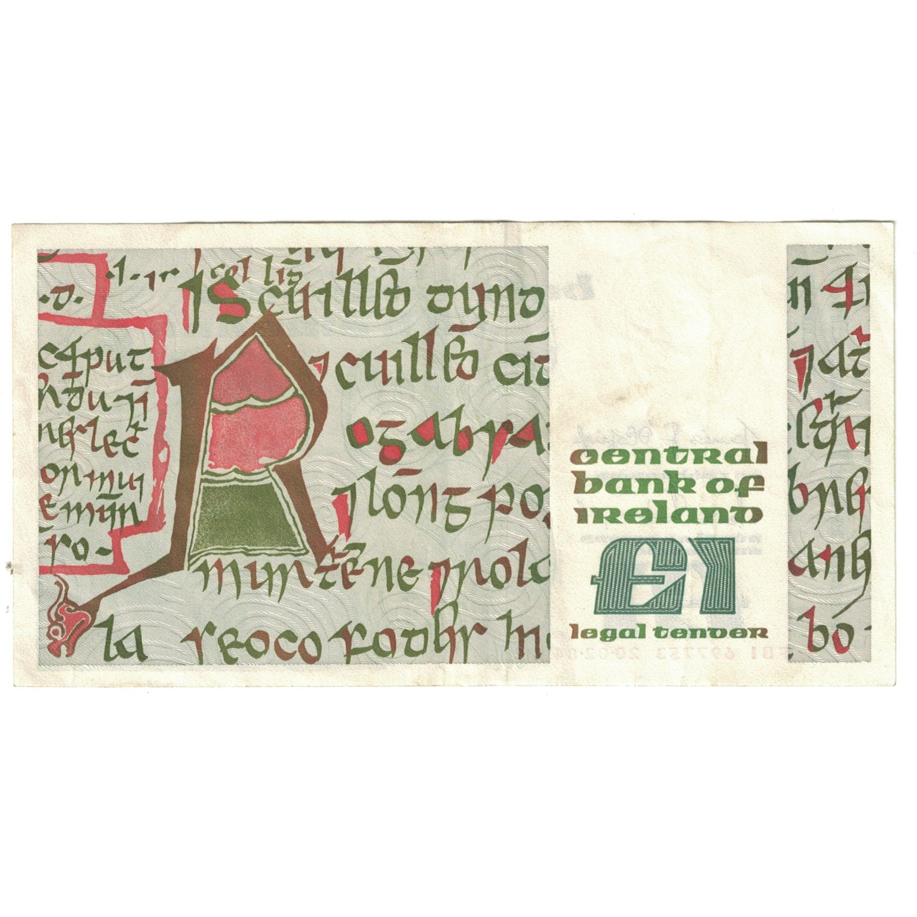 Billete, 1 Pound, Irlanda - República, KM:70a, MBC