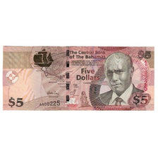 Biljet, Bahama's, 5 Dollars, 2007, KM:72, NIEUW