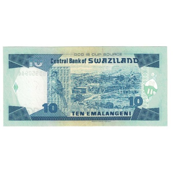 Banknote, Swaziland, 10 Emalangeni, 2006, 2006-04-01, KM:29a, UNC(65-70)