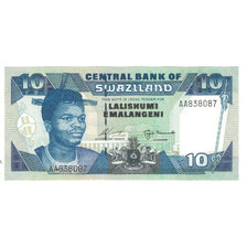 Banknote, Swaziland, 10 Emalangeni, KM:29a, UNC(65-70)