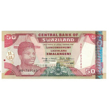 Banknote, Swaziland, 50 Emalangeni, 1998, 1998-04-01, KM:31b, UNC(65-70)
