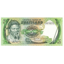 Banconote, Swaziland, 5 Emalangeni, KM:3a, FDS