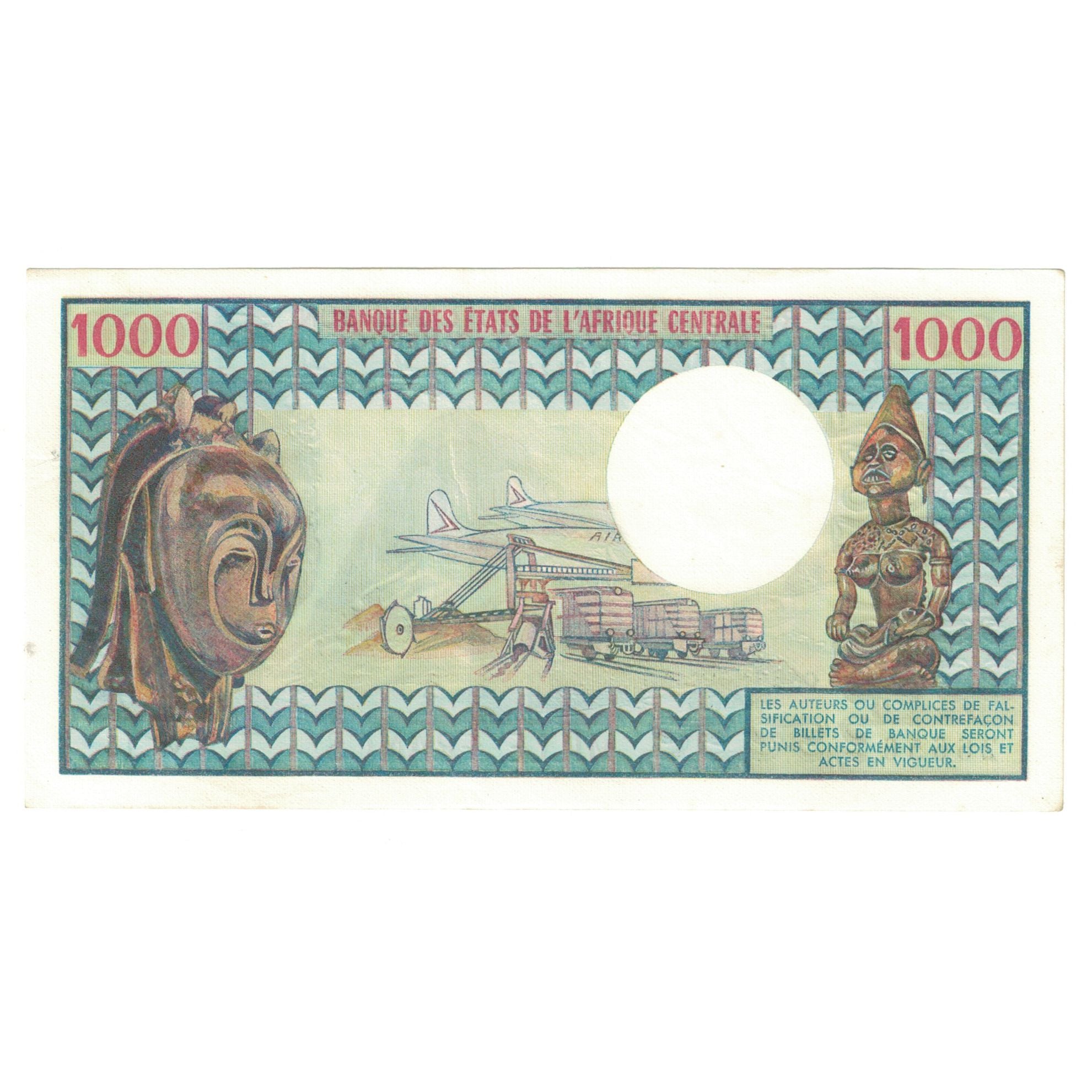 Billet, Cameroun, 1000 Francs, KM:16a, SPL