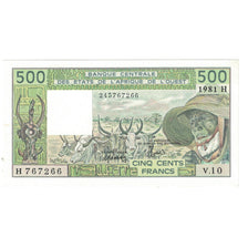 Banknote, West African States, 500 Francs, KM:706Kj, UNC(60-62)