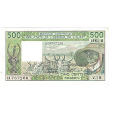 Billete, 500 Francs, Estados del África Occidental, KM:706Kj, EBC+