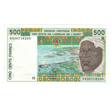 Nota, Estados da África Ocidental, 500 Francs, KM:110Ad, UNC(65-70)