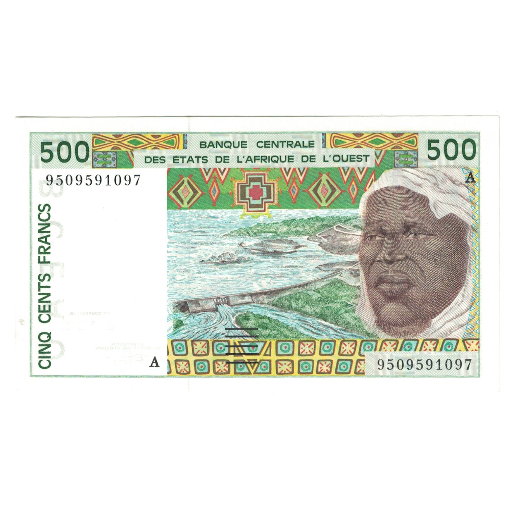 Banknote, West African States, 500 Francs, KM:110Ad, UNC(65-70)