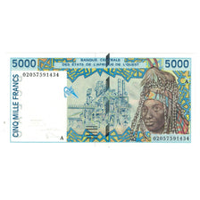 Banknote, West African States, 5000 Francs, KM:313Ch, UNC(65-70)