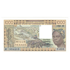 Banknote, West African States, 1000 Francs, KM:207Bb, UNC(65-70)