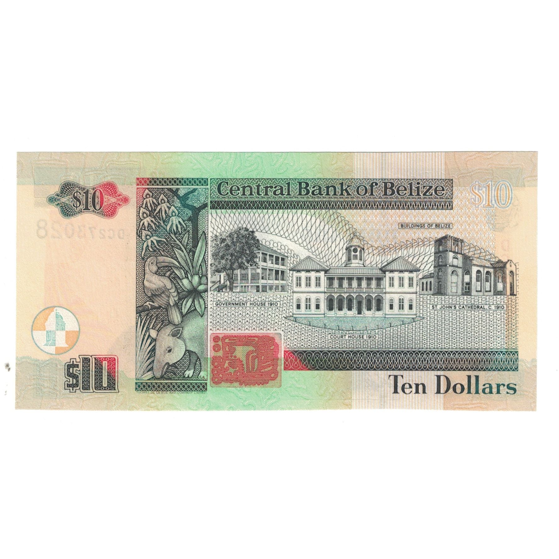 Banknote, Belize, 10 Dollars, 2005, 2005-01-01, KM:68b, UNC(65-70)