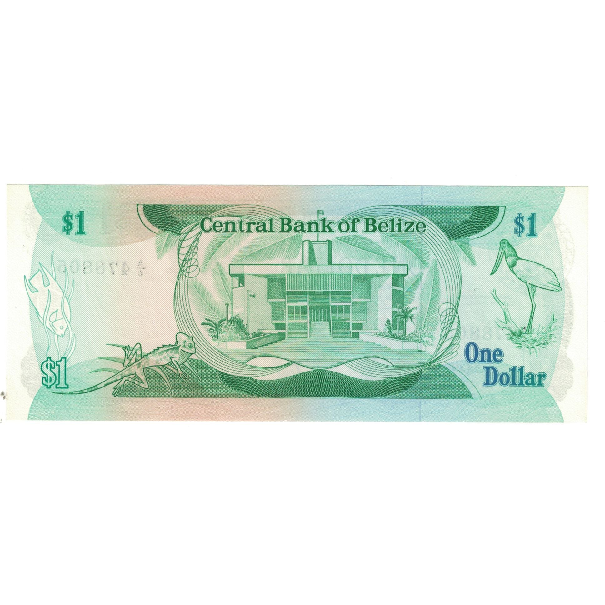 Geldschein, Belize, 1 Dollar, 1983, 1983-07-01, KM:43, UNZ