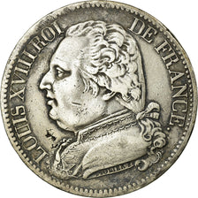 Moneta, Francja, Louis XVIII, Louis XVIII, 5 Francs, 1814, Bayonne, EF(40-45)