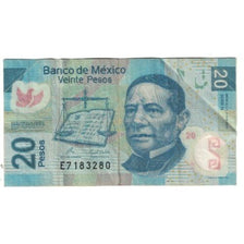 Banknote, Mexico, 20 Pesos, 2010, 2010-05-03, KM:122b, VF(20-25)