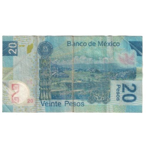 Banknote, Mexico, 20 Pesos, 2010, 2010-05-03, KM:122b, VF(20-25)