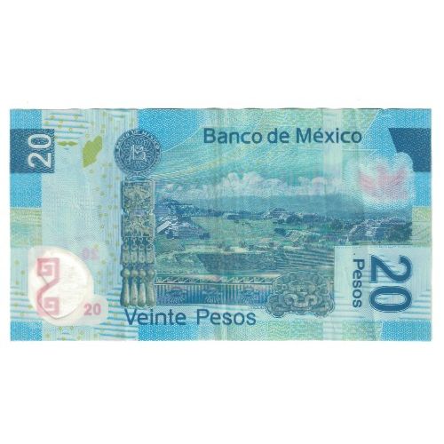 Banknote, Mexico, 20 Pesos, 2013, 2013-06-10, KM:122b, EF(40-45)