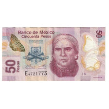 Banknote, Mexico, 50 Pesos, 2015, 2015-12-07, KM:123d, AU(50-53)