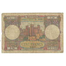 Banknote, Morocco, 100 Francs, 1952, 1952-12-22, KM:45, F(12-15)