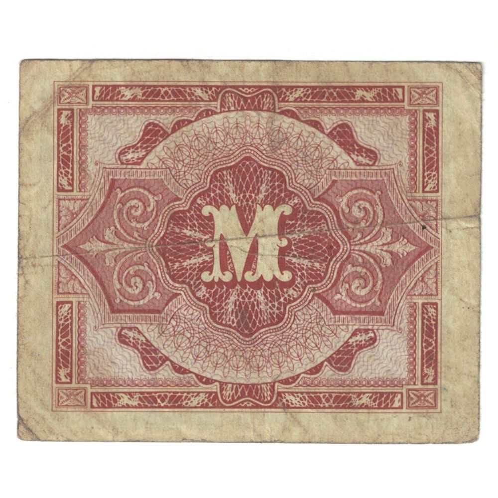 Banknot, Niemcy, 1 Mark, 1944, KM:192a, VF(20-25)