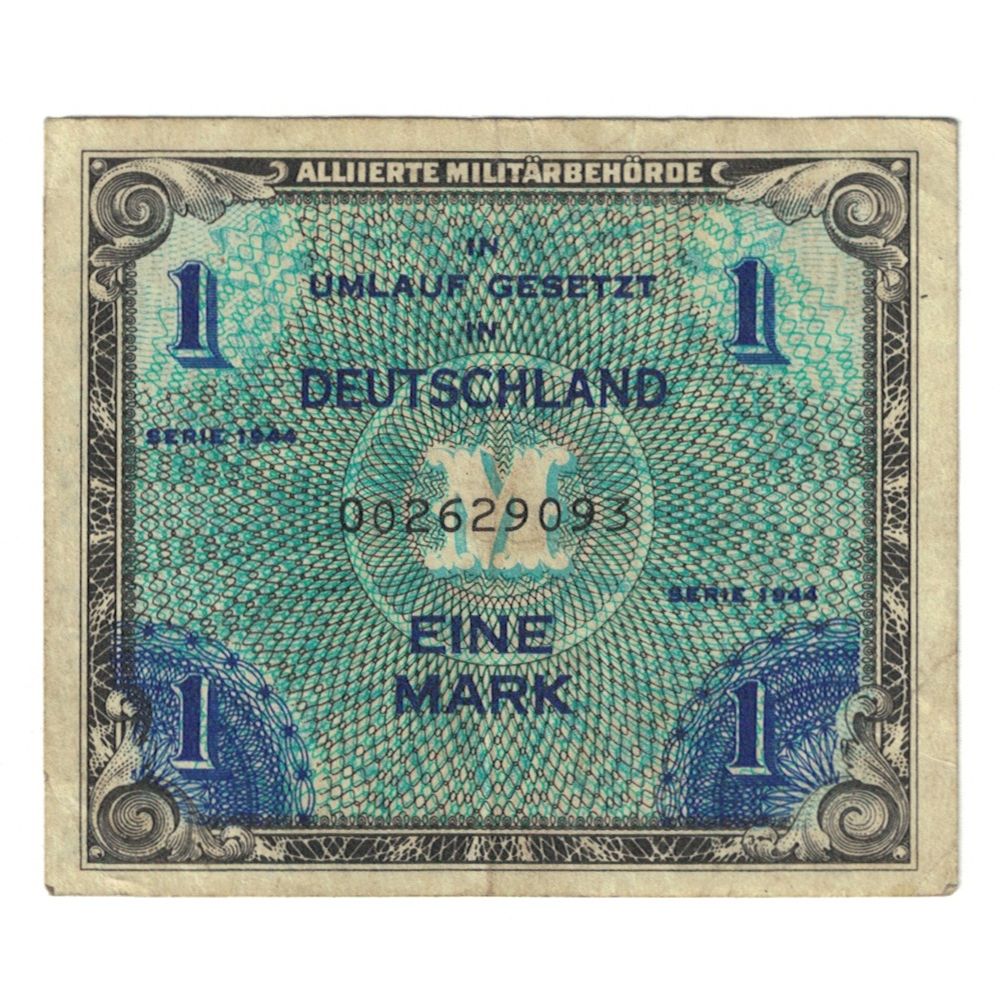 Billete, 1 Mark, 1944, Alemania, KM:192a, BC