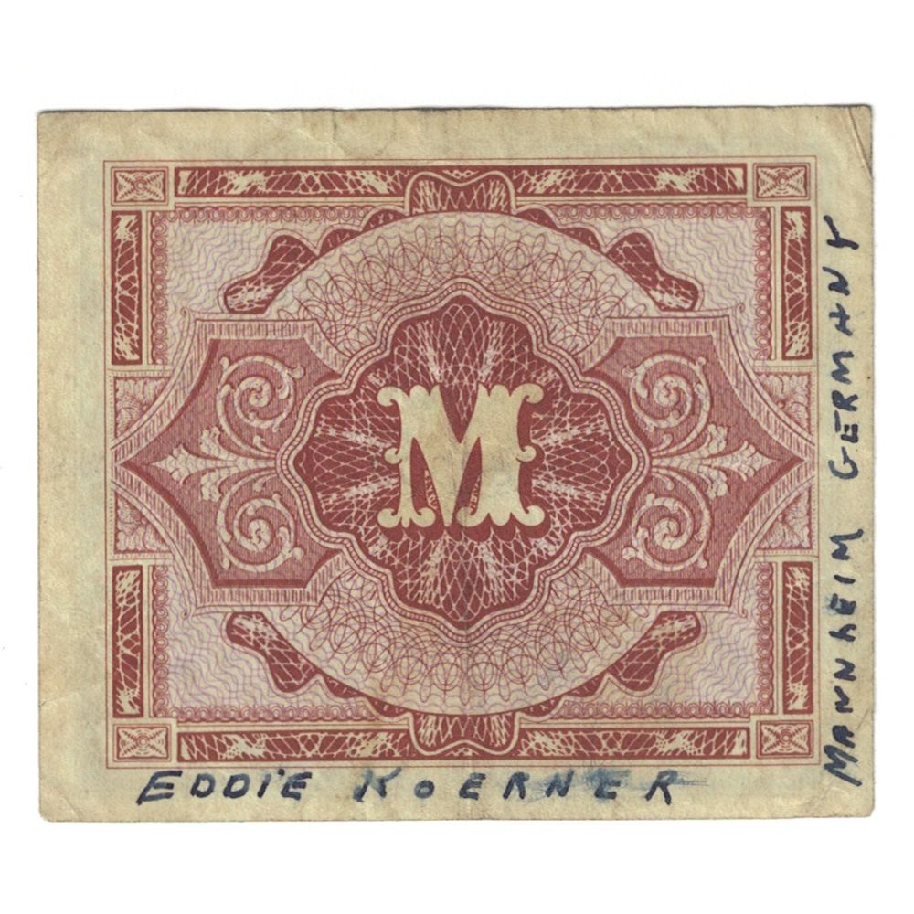 Billete, 1 Mark, 1944, Alemania, KM:192a, BC