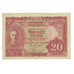 Biljet, MALAYA, 20 Cents, 1941, 1941-07-01, KM:9b, TTB