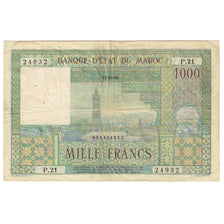Banconote, Marocco, 1000 Francs, 1952, 1952-12-10, BB