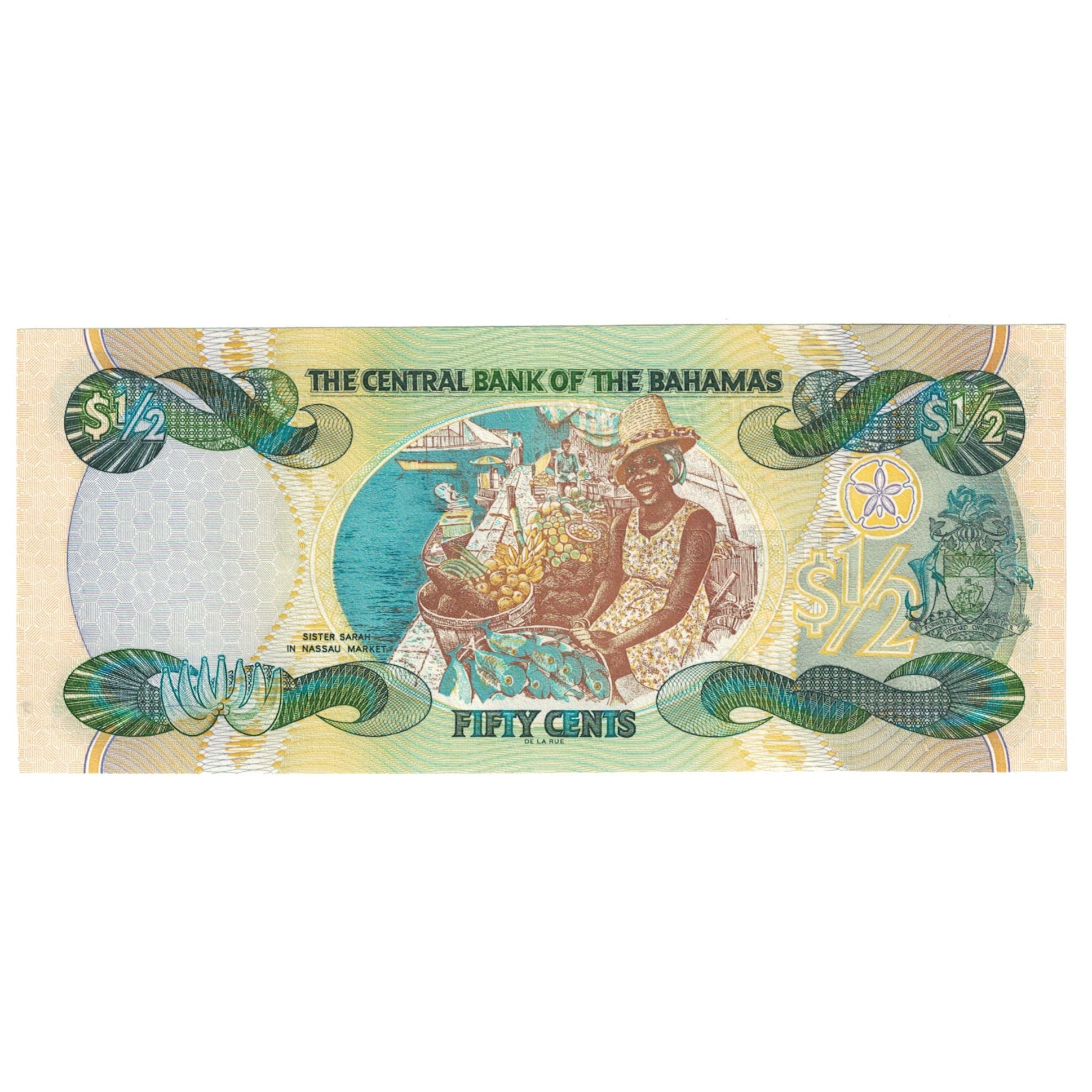 Billete, 1/2 Dollar, 2001, Bahamas, KM:68, UNC