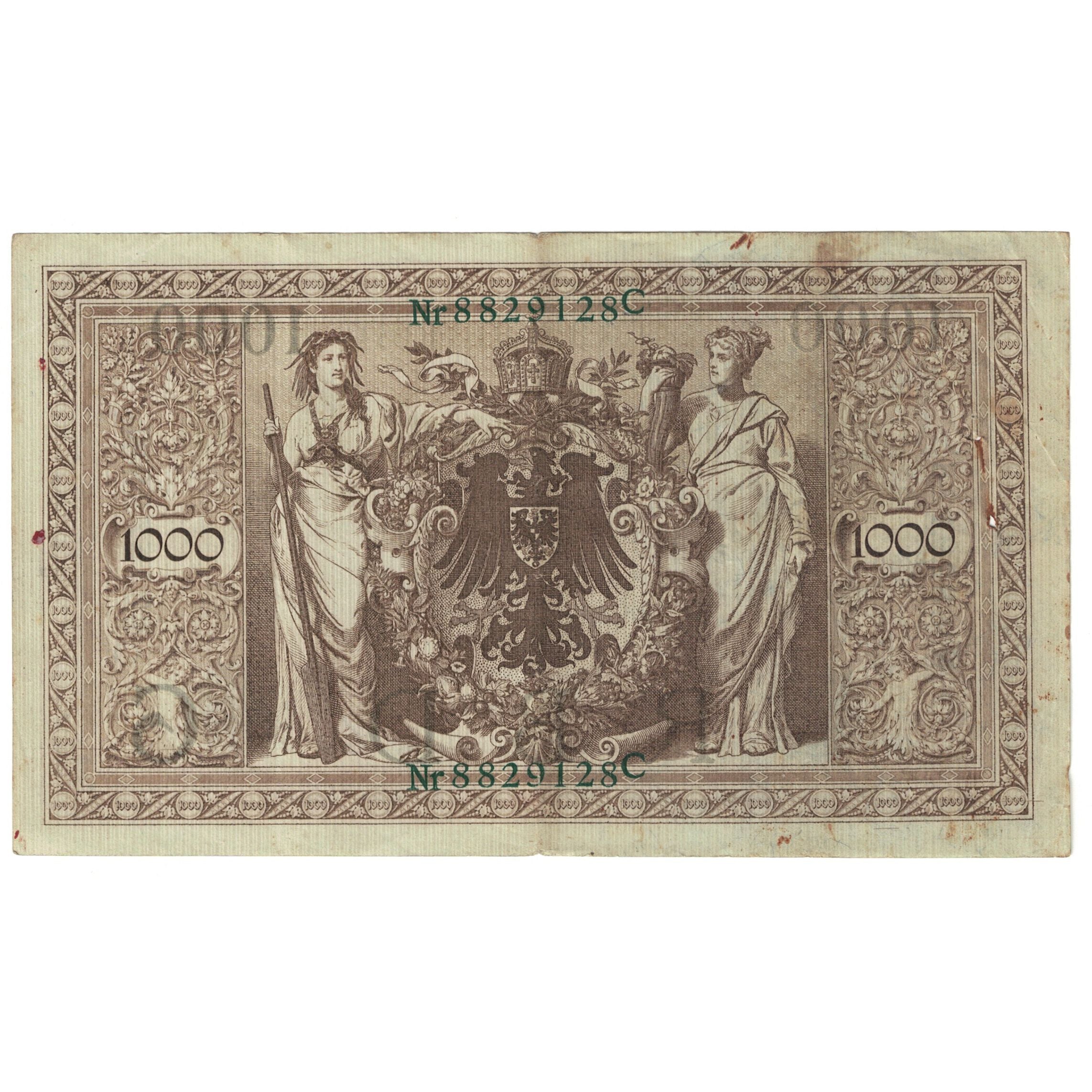 Geldschein, Deutschland, 1000 Mark, 1910, 1910-04-21, KM:45b, SS