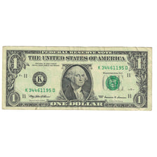 Billete, One Dollar, 1999, Estados Unidos, MBC