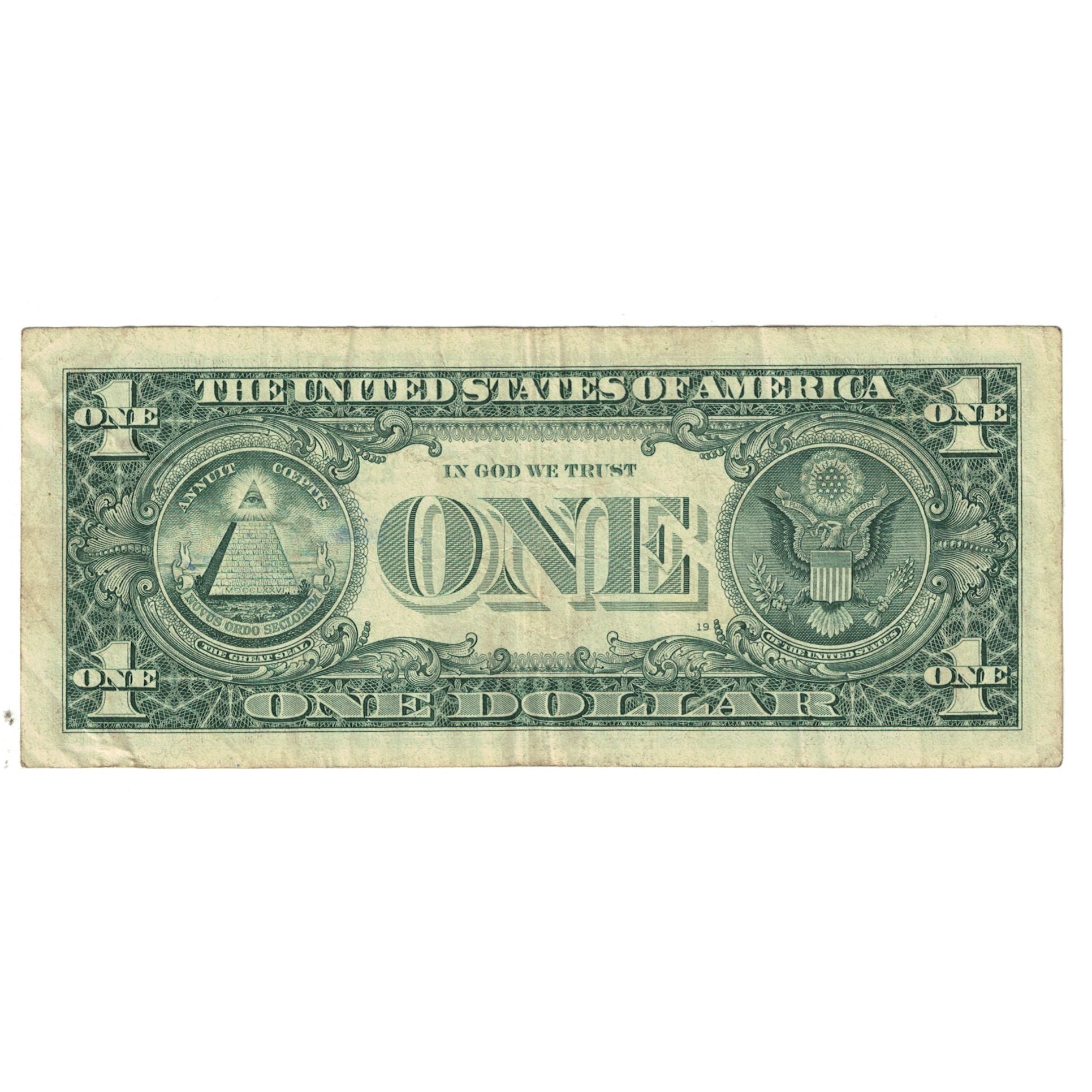 Billete, One Dollar, 1999, Estados Unidos, MBC