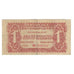 Biljet, Tsjecho-Slowakije, 1 Koruna, 1944, KM:45a, TTB