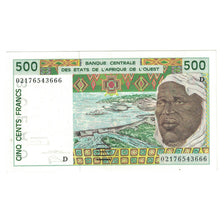 Banknote, West African States, 500 Francs, KM:410Dd, UNC(65-70)