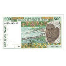Banknote, West African States, 500 Francs, KM:410Dd, UNC(65-70)