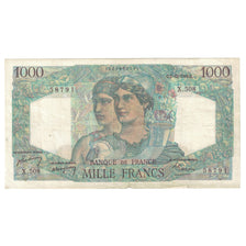 Francja, 1000 Francs, Minerve et Hercule, 1948, X.508, VF(20-25), Fayette:41.24