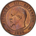 Coin, France, Napoleon III, Napoléon III, 10 Centimes, 1855, Lyon, F(12-15)