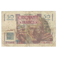 France, 50 Francs, Le Verrier, 1949, L.123, AB, Fayette:20.11, KM:127b
