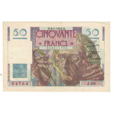 Francja, 50 Francs, Le Verrier, 1948, J.98, AU(55-58), Fayette:20.11, KM:127b