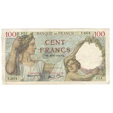 Francja, 100 Francs, Sully, 1939, F.4474, VF(30-35), Fayette:26.16, KM:94