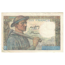 France, 10 Francs, Mineur, 1947, S.154, VF(30-35), KM:99f